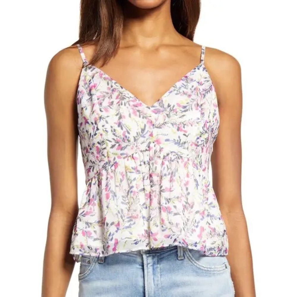 French Connection Floral Print Women's babydoll Top